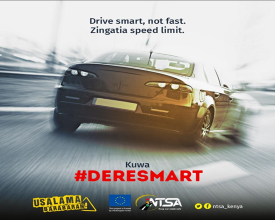 Children are unpredictable. Stay alert while driving near school zones. #Deresmart#UsalamaBarabarani