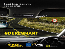 Kumbuka kuwa Speed limits are there to protect you and others.  #DereSmart #Usalamabarabarani